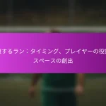 ゴールキック：クイックトランジション、選手のポジショニング、攻撃プレー